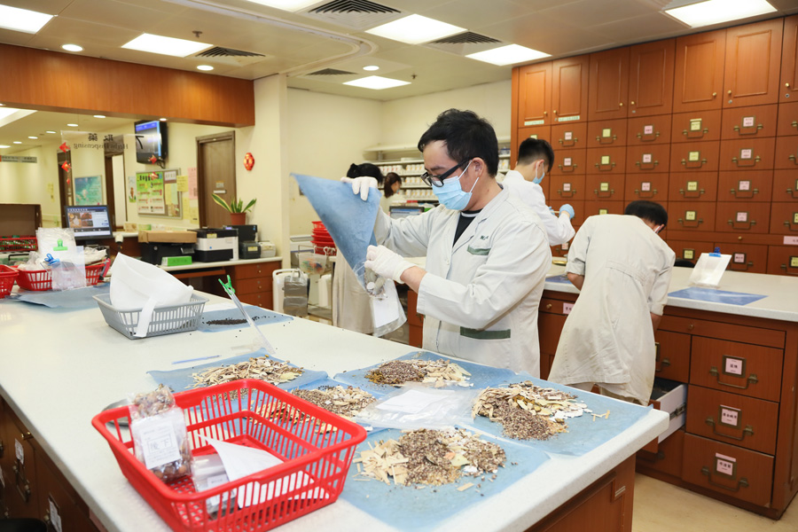 The Integrated Chinese-Western Medicine Pilot Programme was launched for designated disease areas at Tung Wah Hospital, Tuen Mun Hospital and Pamela Youde Nethersole Eastern Hospital.